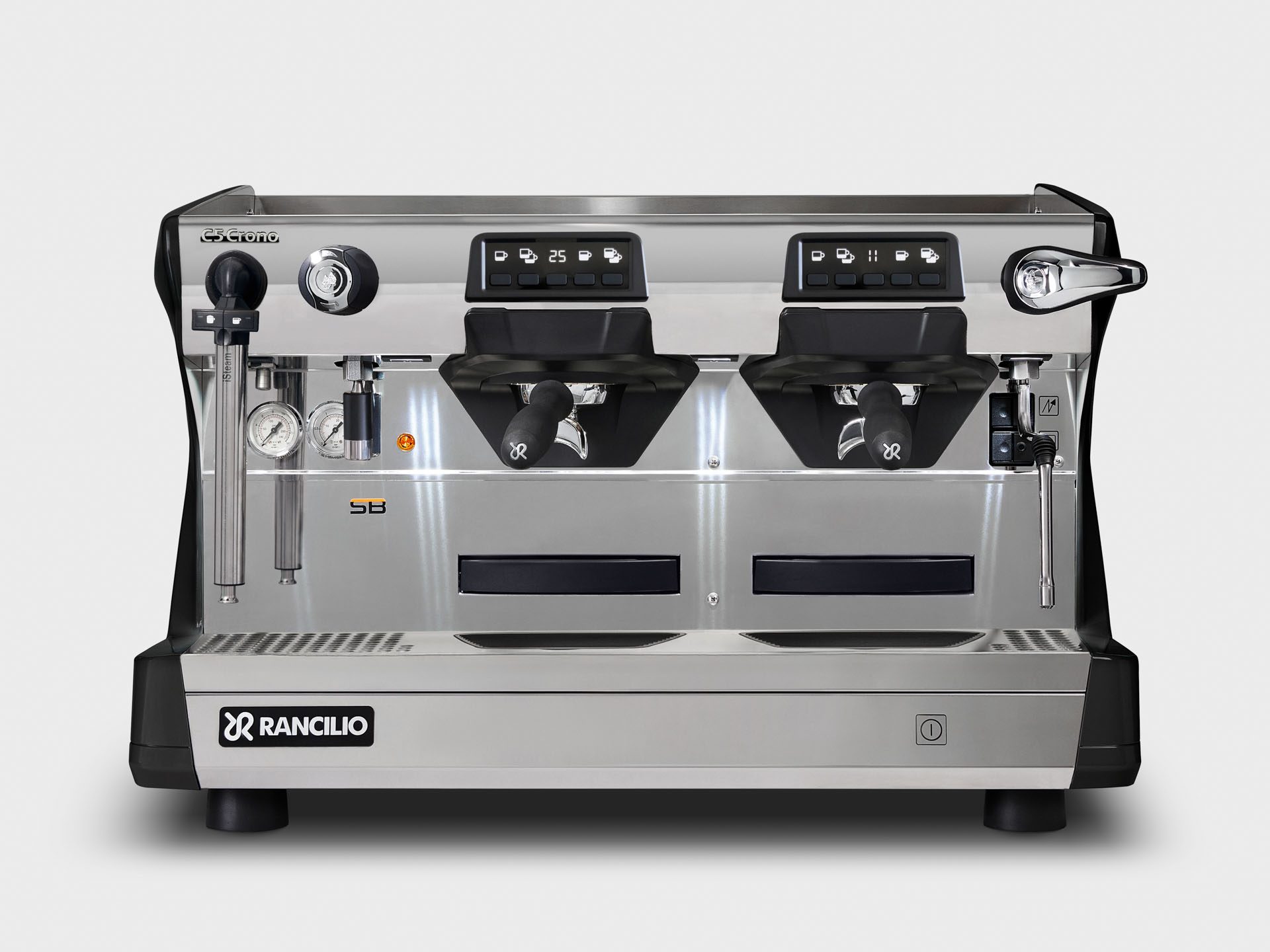 Rancilio Classe 5 Crono 2 group, black, tall